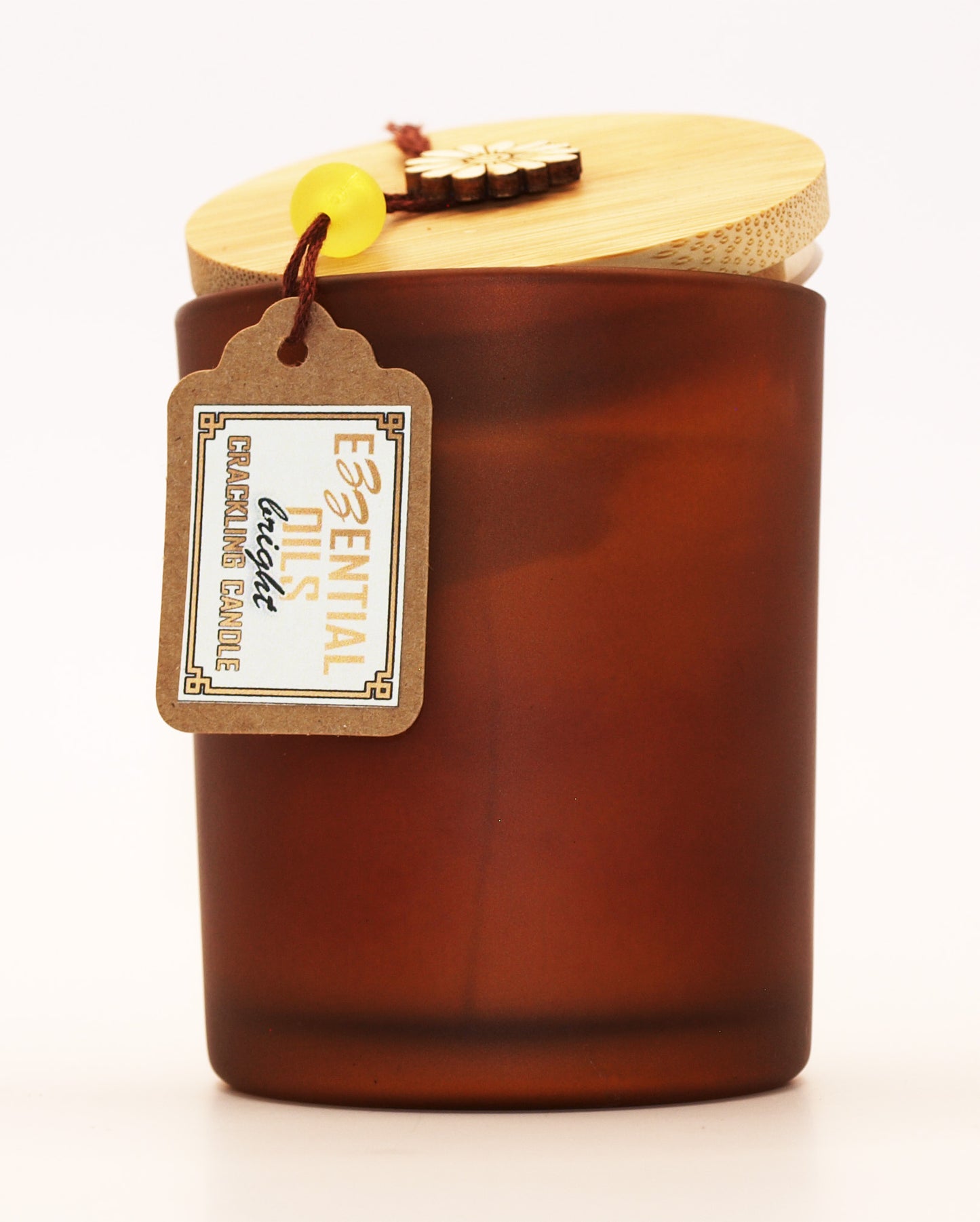 EZZENTIAL OILS CRACKLING CANDLE Bright - All natural soy candle