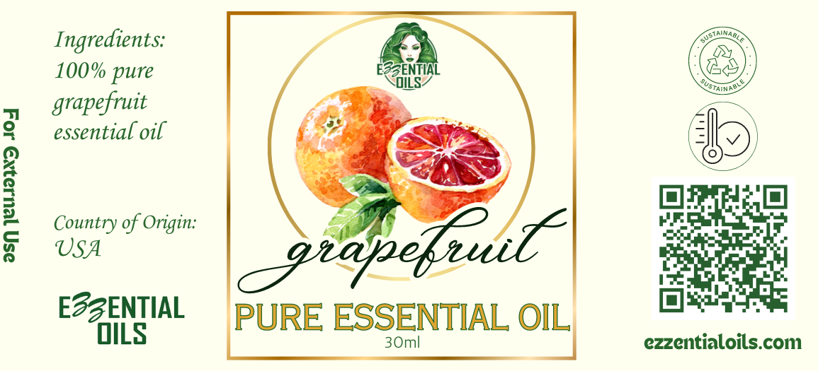 Pure Grapefruit Essential Oil 30ml
