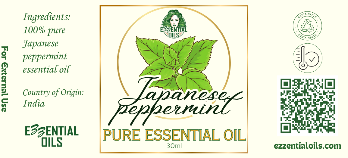 Pure Japanese Peppermint Essential Oil 30ml