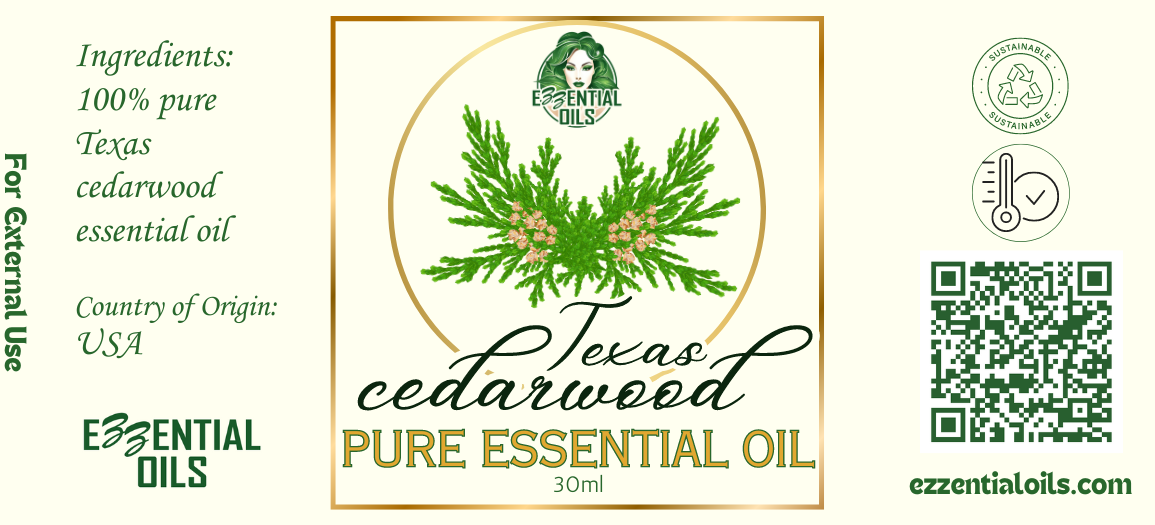Pure Texas Cedarwood Essential Oil 30ml
