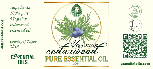 Pure Virginian Cedarwood Essential Oil 30ml